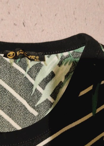 Yeşil Desenli Uzun Bohem Elbise - Görsel 5