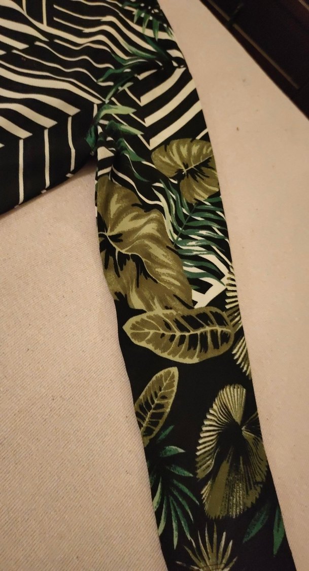 Yeşil Desenli Uzun Bohem Elbise - Görsel 4