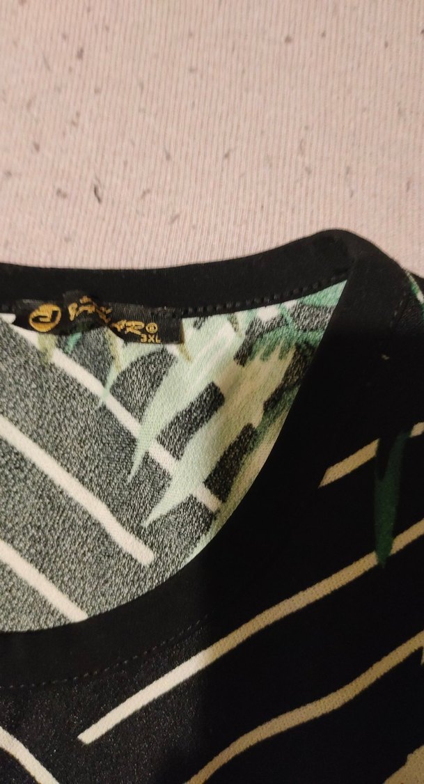 Yeşil Desenli Uzun Bohem Elbise - Görsel 5