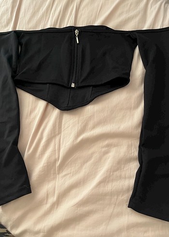 Eyyo Siyah Korse Bluz - Görsel 2