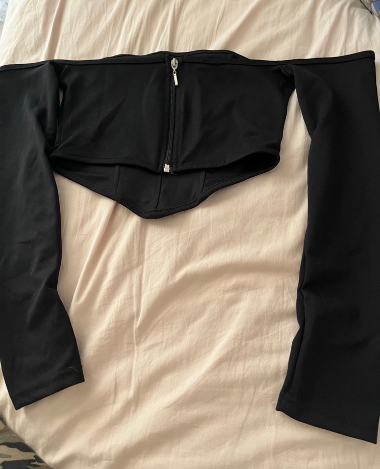 Eyyo Siyah Korse Bluz - Görsel 2