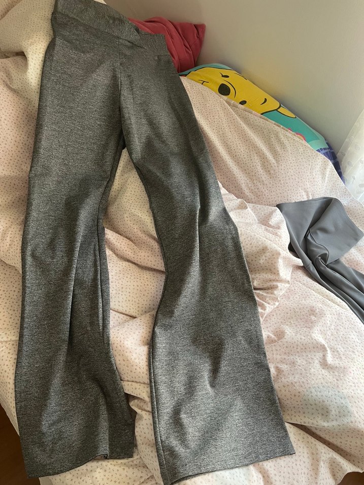 Penti Gri İspanyol Paça Tayt - Görsel 5