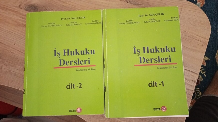 iş hukuku dersleri Nuri Çelik 2022