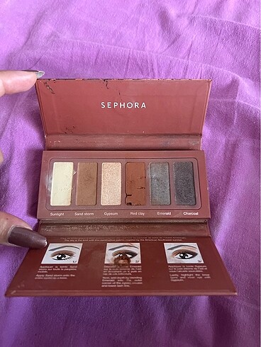  Beden Sephora far paleti