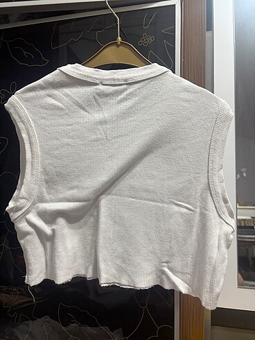 s Beden Beyaz atlet crop