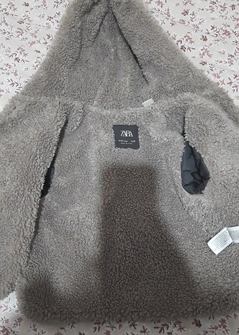 Gri Kürklü Kışlık Ceket - Görsel 2