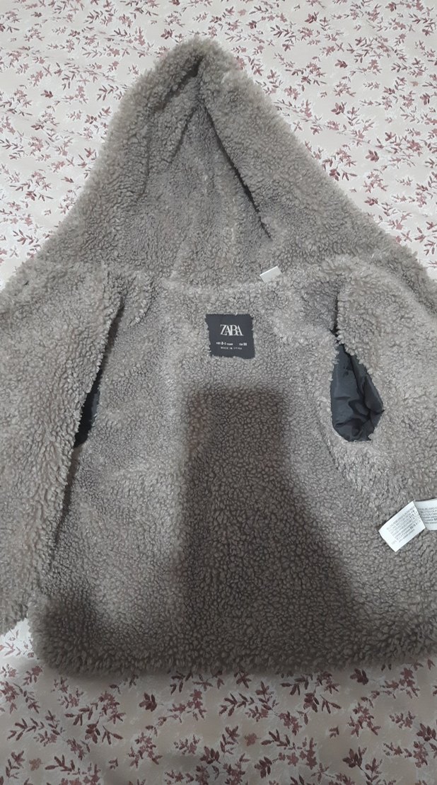 Gri Kürklü Kışlık Ceket - Görsel 2