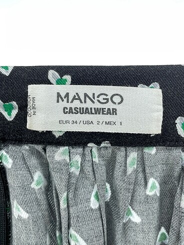 34 Beden siyah Renk Mango Mini Etek %70 İndirimli.