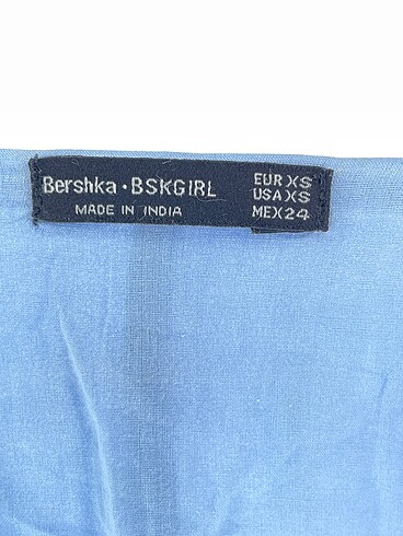 xs Beden mavi Renk Bershka Günlük Elbise %70 İndirimli.