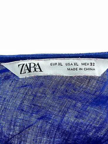 xl Beden mavi Renk Zara Bluz %70 İndirimli.
