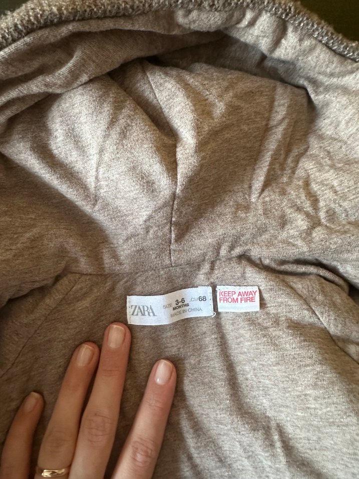 Zara mevsimlik kapüşonlu hırka - Görsel 2