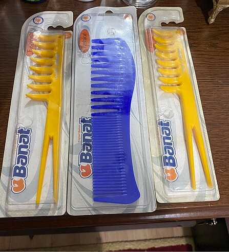 3 adet tarak 25 tl