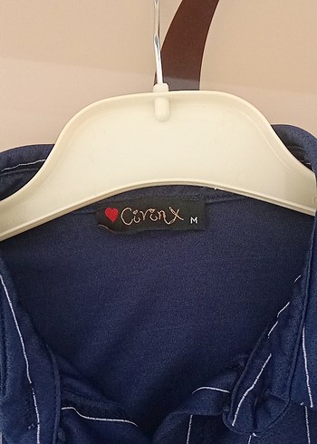 m Beden lacivert Renk Uzun Kollu Lacivert Kadın Gömlek