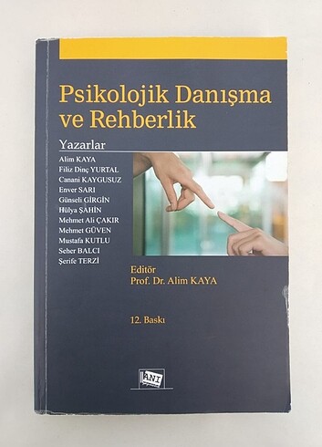 Psikolojik Danışma ve Rehberlik (Anı Yayıncılık)