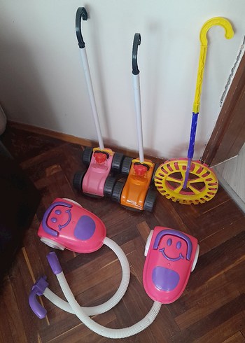 Renkli Çocuk Temizlik ve Bahçe Oyuncak Seti