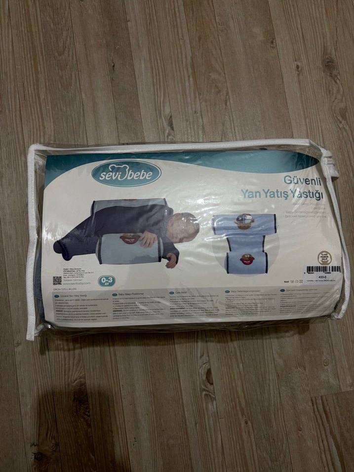 Gri Desenli Çocuk Uyku Destek Yastığı - Görsel 3