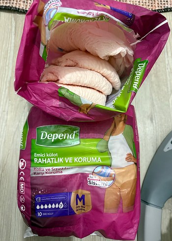 Depend Orta Boy Emici Külot 10'lu Rahatlık ve Koruma - Görsel 2
