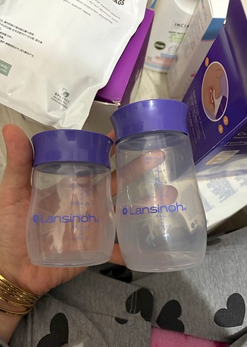 Lansinoh NaturalWave Emzikli Biberon Başlangıç Seti - Görsel 2