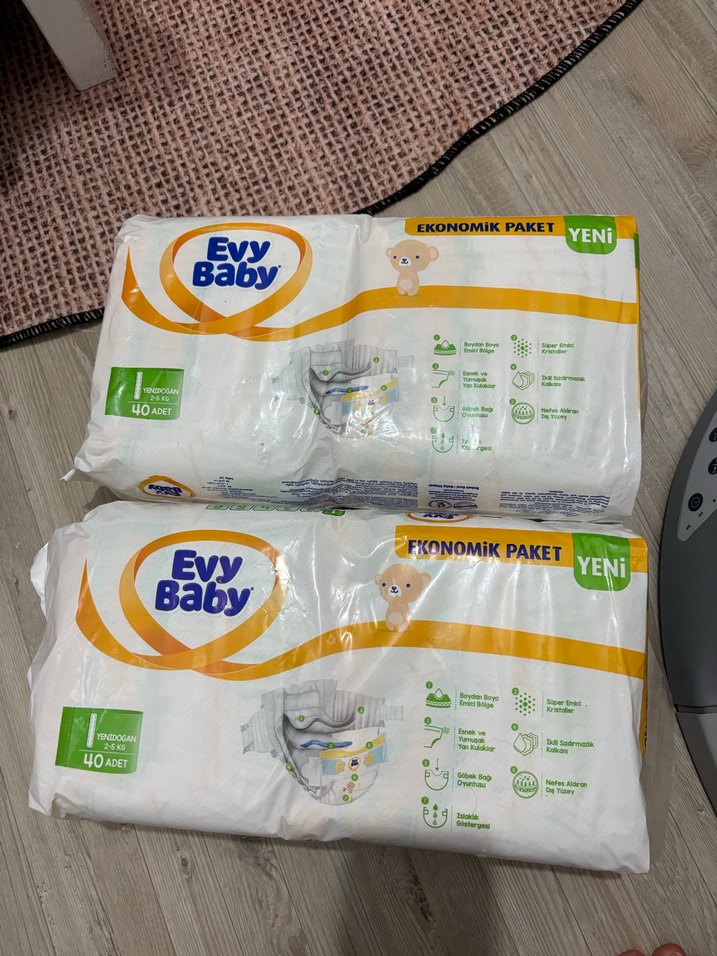 Sleepy Natural Yenidoğan Bebek Bezi 50'li - Görsel 2