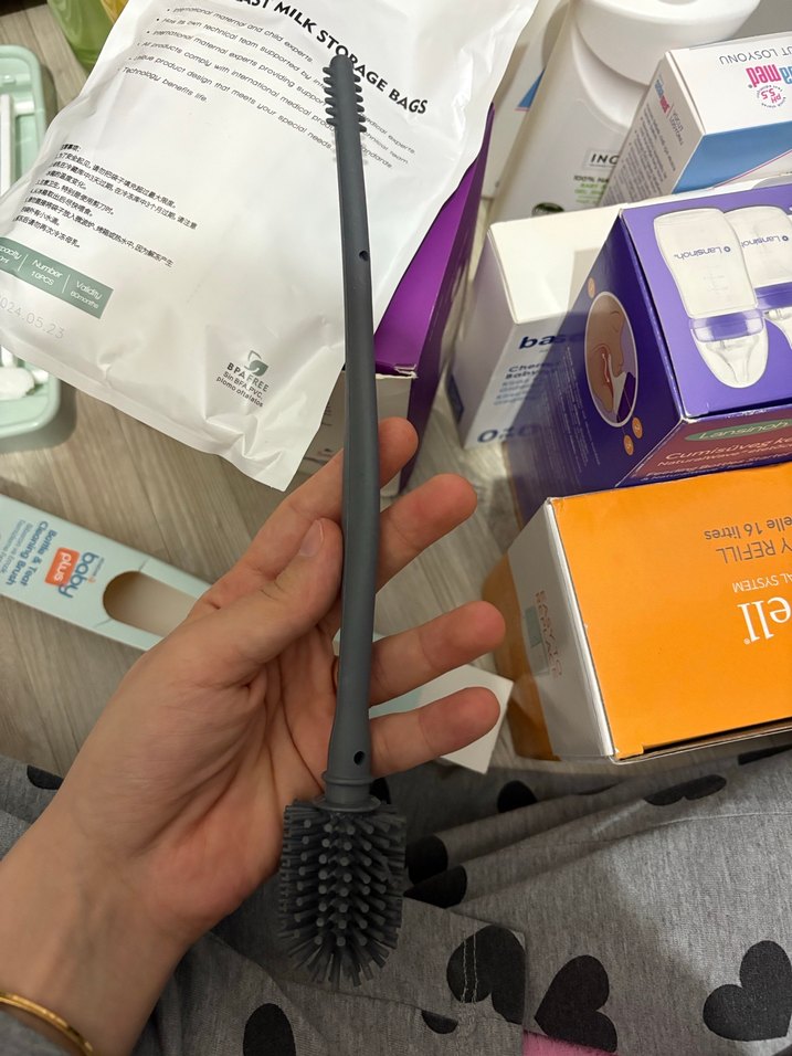 Gray Bebek Biberon ve Emzik Temizleme Fırçası - Görsel 2