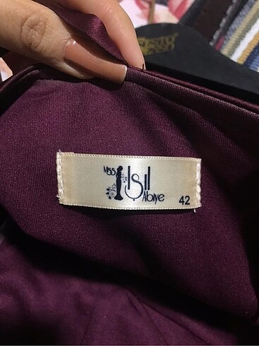 xl Beden bordo Renk Yırtmaçlı Uzun Abiye Elbise