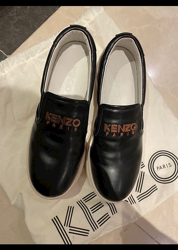 37 Beden siyah Renk Kenzo Siyah Loafer