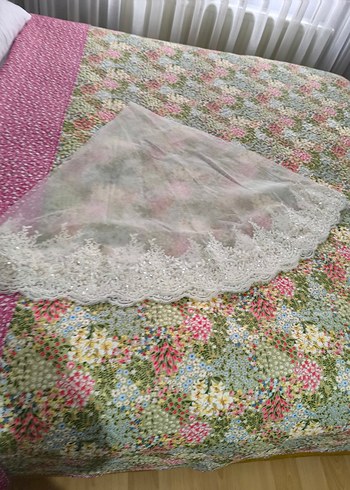 gelin duvağı tek kullanimlik yani bursefer kullanildi - Görsel 2