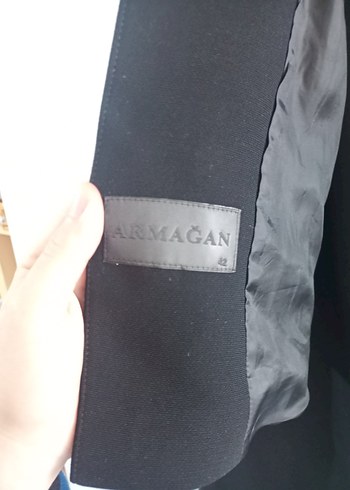 Siyah Kadın Ofis Blazeri, Etek dahil Regular Fit - Görsel 2