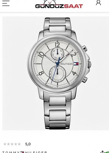 Tommy Hilfiger Gumus Metal Bilezikli Sik Saat