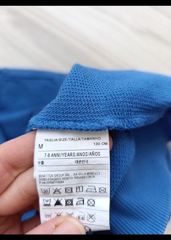 7 Yaş Beden mavi Renk Mavi Erkek Çocuk Sweatshirt