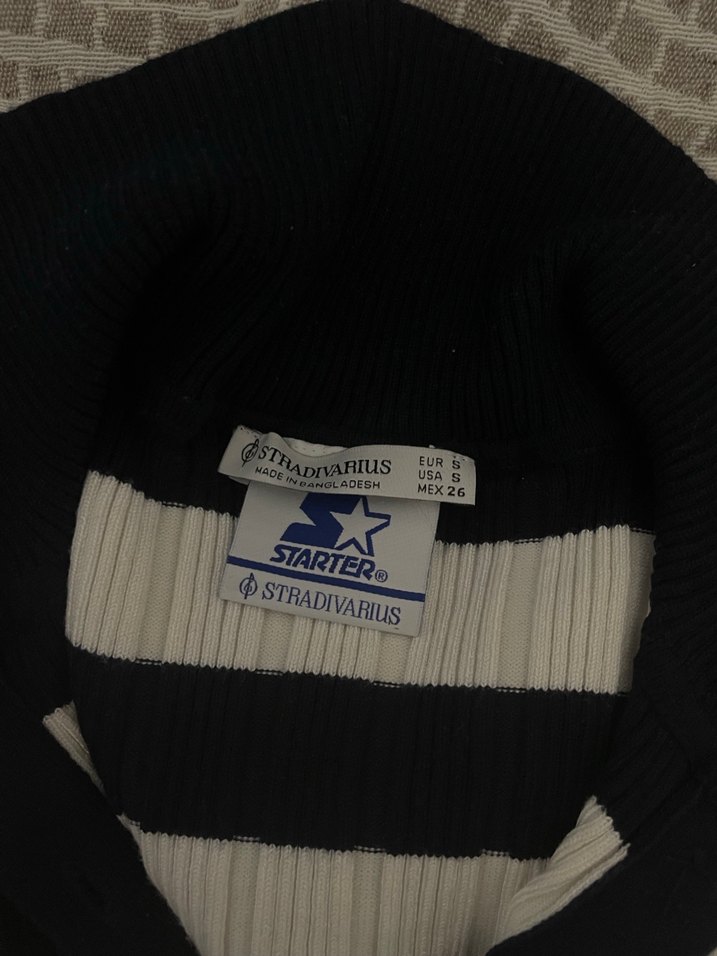 Stradivarius Polo Yaka Kazak - Görsel 2