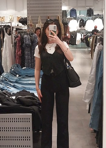 Trendyolmilla Çizgili Yelek - Görsel 3