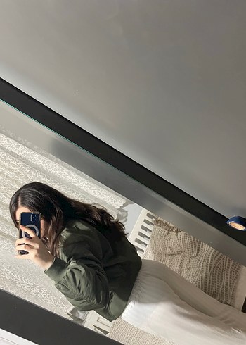xs Beden haki Renk Stradivarius Bomber Ceket