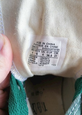 Converse Converse Yeşil Yüksek Bilek Sneaker