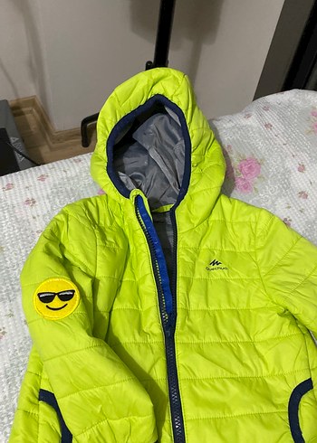 Erkek Çocuk Renkli Kapüşonlu Fermuarlı Ceket