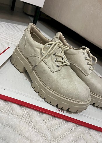 Catwalk Junkie Catwalk Bej Süet Platform Topuklu Kadın
