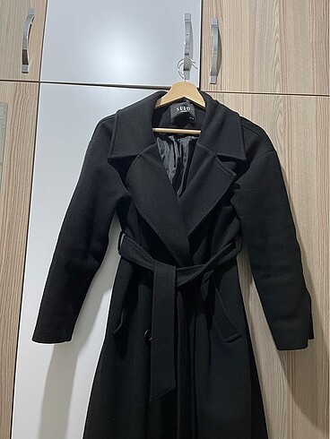 xs Beden siyah Renk Suud collection kadın kaban