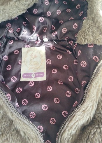 Kız Çocuk Kapüşonlu Kürklü Yelek - Görsel 2