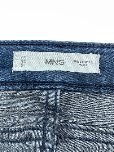 34 Beden lacivert Renk Mango Jean / Kot %70 İndirimli.