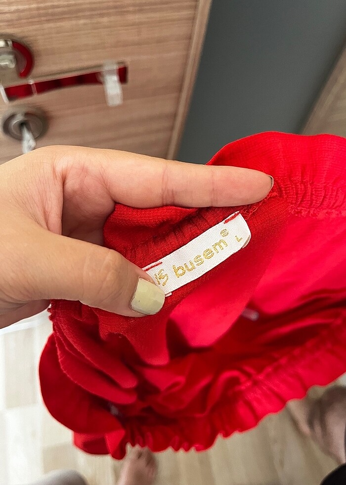 Kayık yaka bluz - Görsel 3