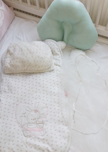 Bebek Yatağı düz kafa yastığı alt açma minderi - Görsel 6