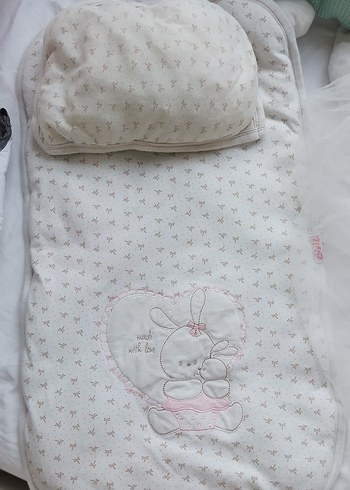 Bebek Yatağı düz kafa yastığı alt açma minderi - Görsel 4