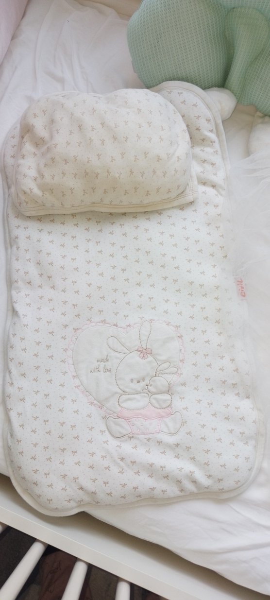 Bebek Yatağı düz kafa yastığı alt açma minderi - Görsel 3