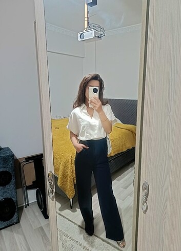 Keten ve kumaş pantolon takım 