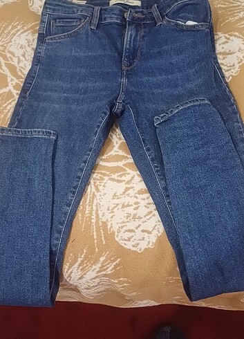 11-12 Yaş Beden Mavi kot pantolon