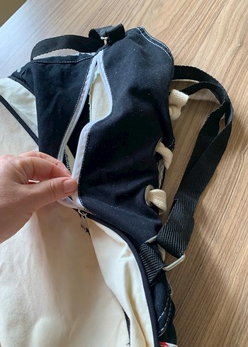 One Direction Baskılı Siyah Denim Çanta - Görsel 4