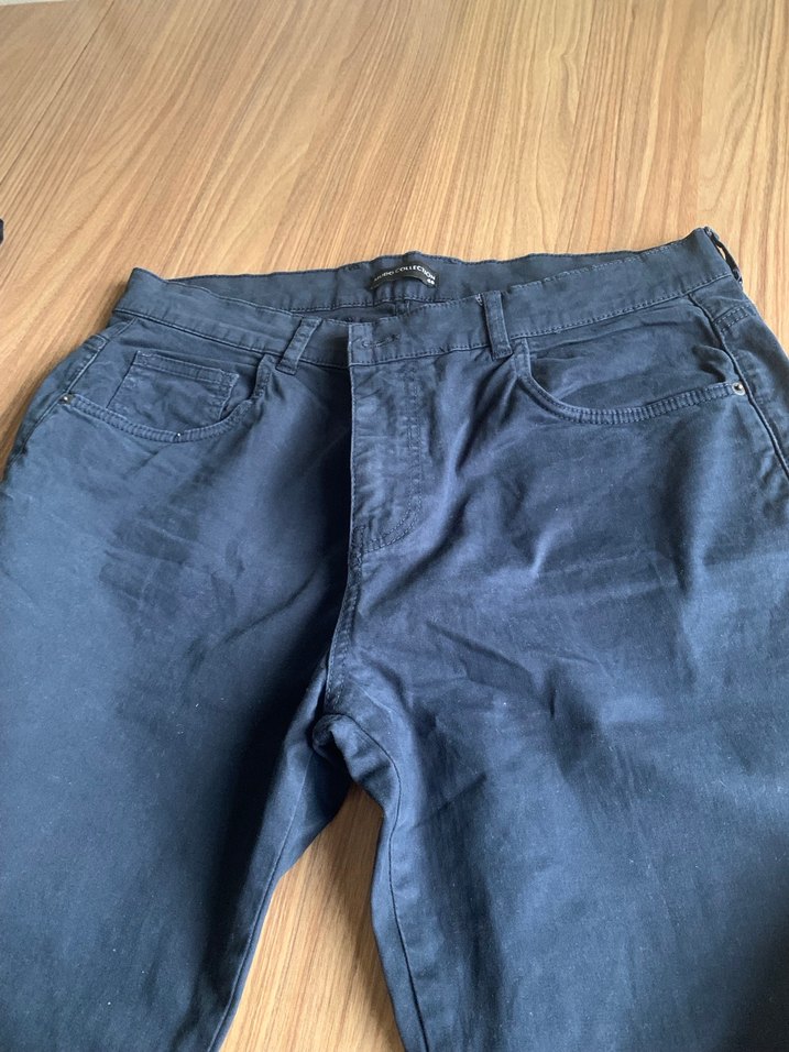 Gri Regular Fit Erkek Denim Pantolon - Görsel 5