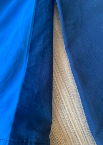 Erkek çocuk Mavi Kapüşonlu Fermuarlı Yağmurluk - Görsel 11