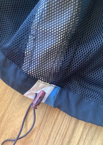 Erkek çocuk Mavi Kapüşonlu Fermuarlı Yağmurluk - Görsel 9