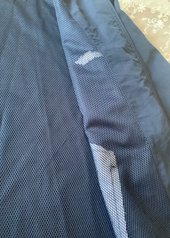 Erkek çocuk Mavi Kapüşonlu Fermuarlı Yağmurluk - Görsel 6